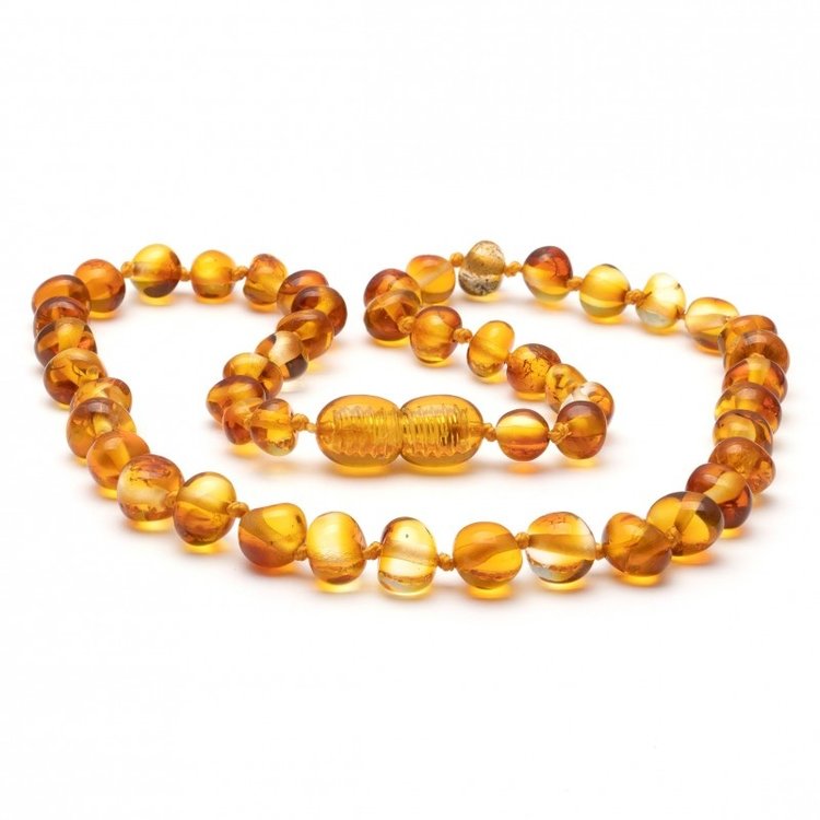 Amber Barnsteen Barnsteen ketting - Honey (28cm)