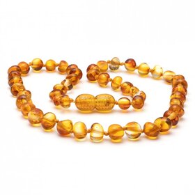 Amber Barnsteen Barnsteen ketting - Honey (32cm)