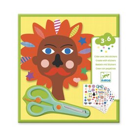 Djeco Creëren met stickers - Kapper