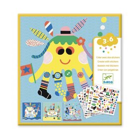 Djeco Djeco - Stickers - Creëren  van zeedieren