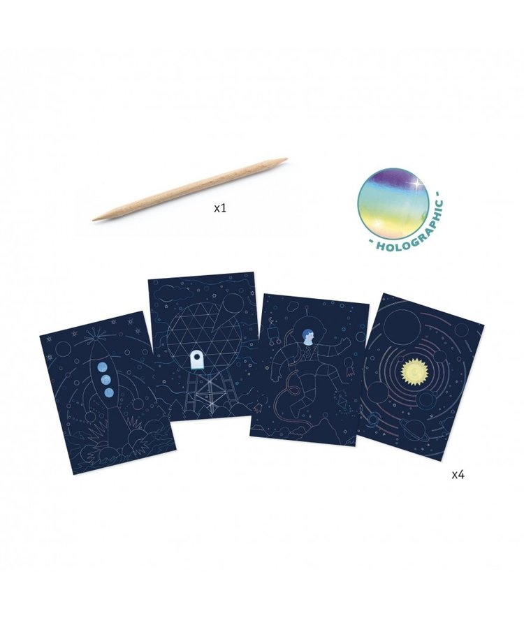 Djeco Djeco kraskaart - Mission cosmique