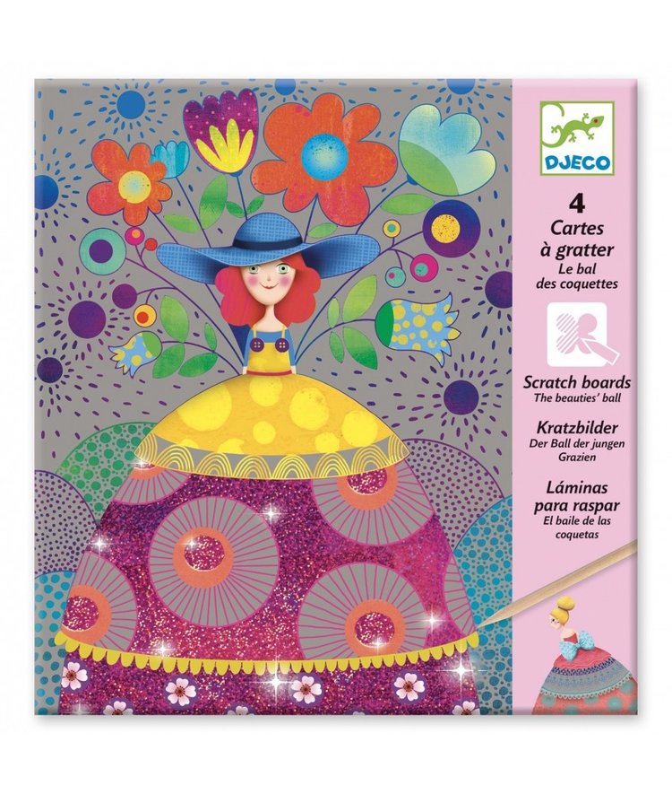 Djeco Krasfolie - Le bal des coquettes