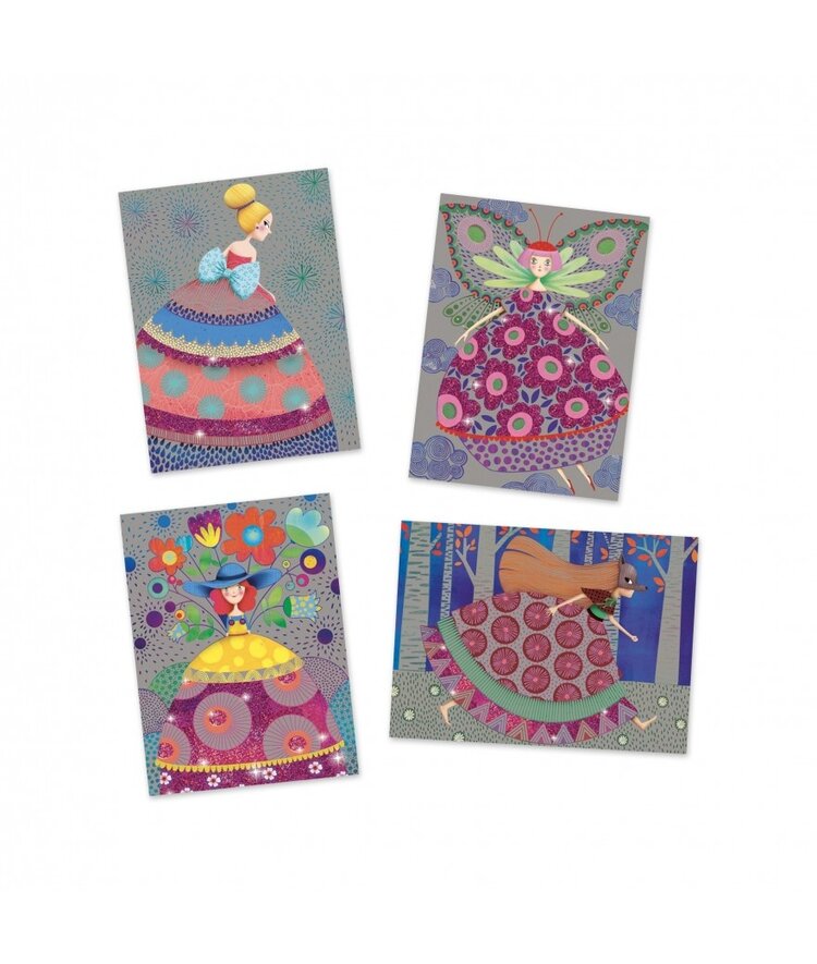 Djeco Krasfolie - Le bal des coquettes