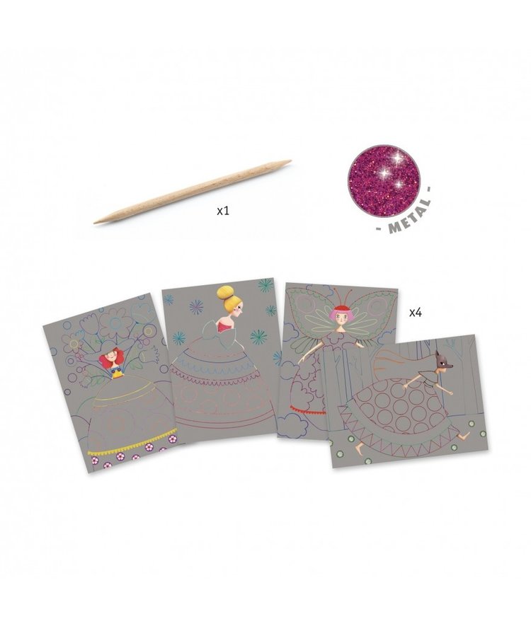 Djeco Krasfolie - Le bal des coquettes