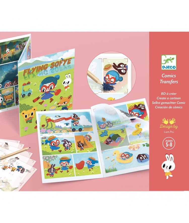 Djeco Decalcomanie - Flying sofye