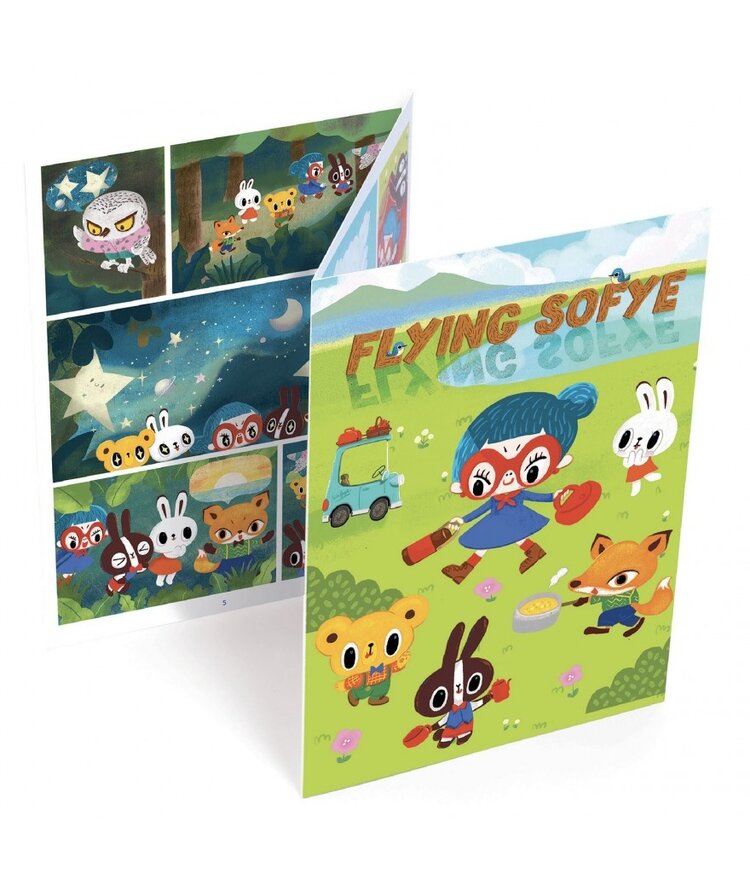 Djeco Decalcomanie - Flying sofye