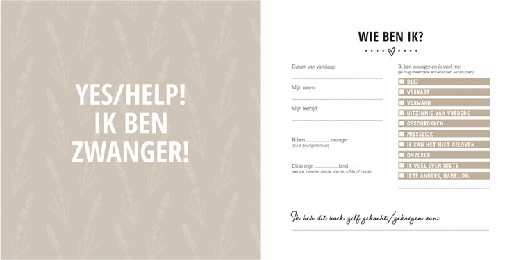 Lantaarn Publishers Mijn negen maanden babyboek