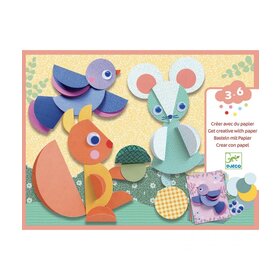 Djeco Creatief met papier - Rondjes en rondjes