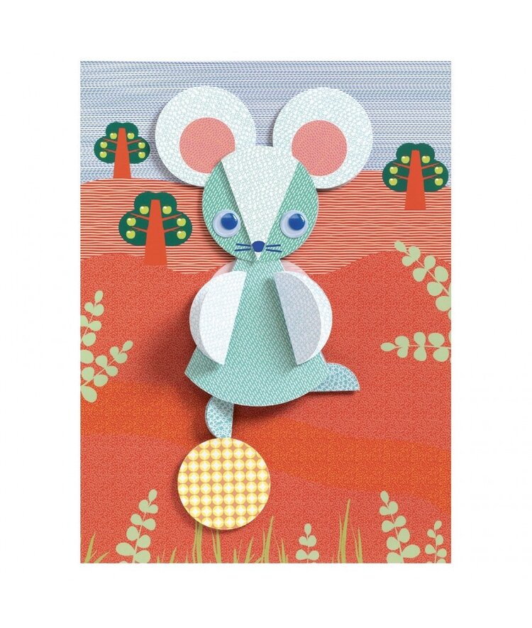 Djeco Creatief met papier - Rondjes en rondjes