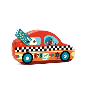 Djeco Djeco puzzel - Le bolide (16 pcs)
