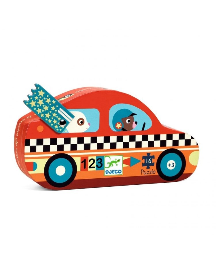 Djeco Djeco puzzel - Le bolide (16 pcs)