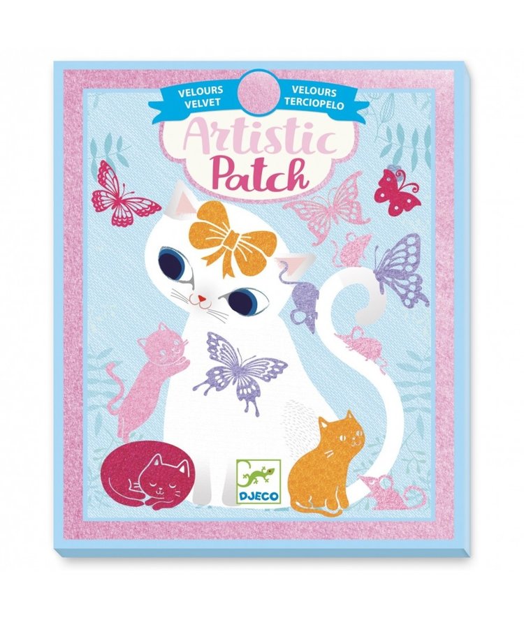 Djeco Djeco glitter patch - Poezen