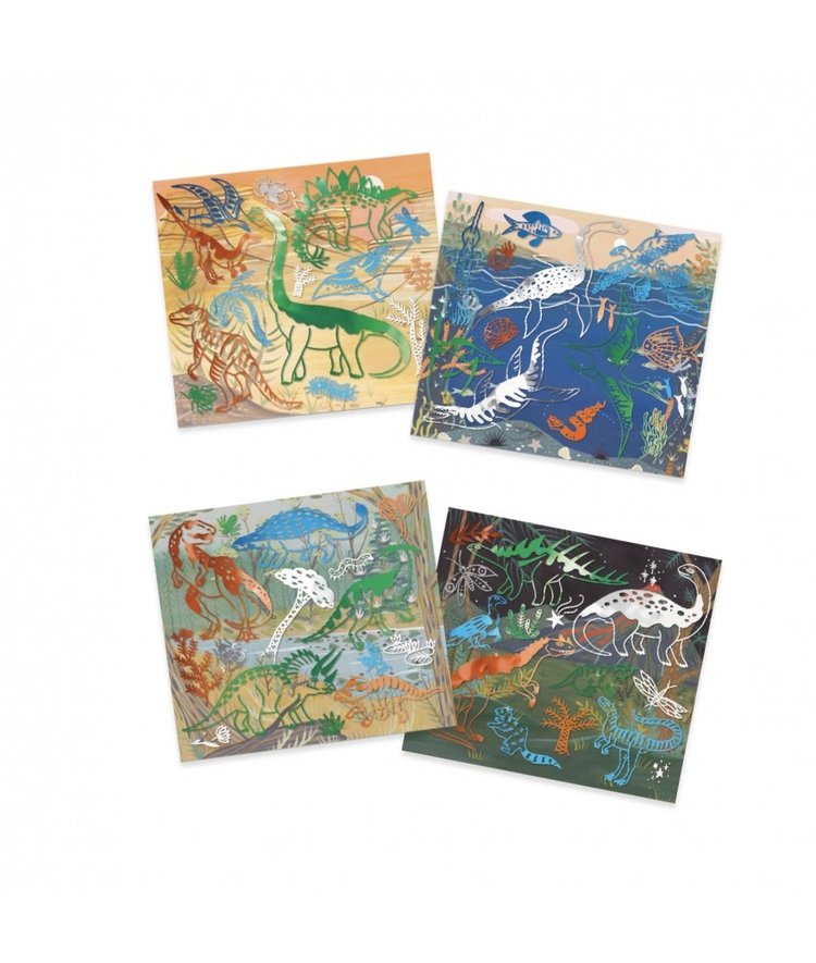 Djeco Djeco glitter patch - Dinos