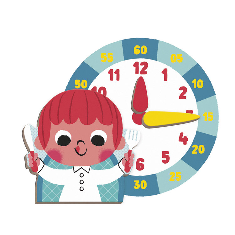 Janod Magnetibook - Klok kijken