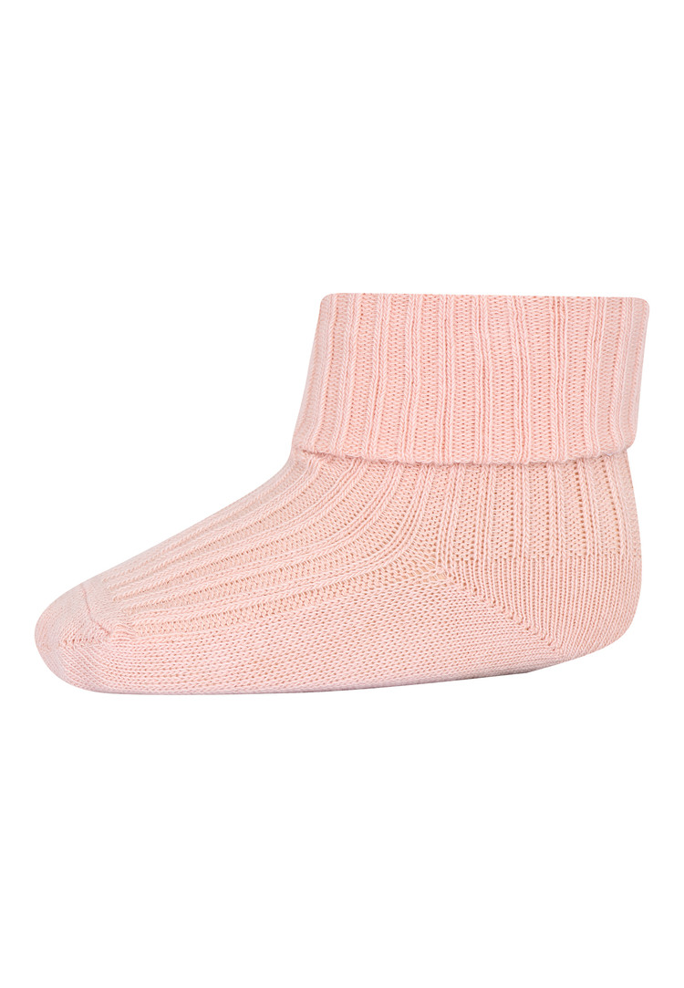 MP Denmark Cotton rib baby socks - 3156 - Peach pink