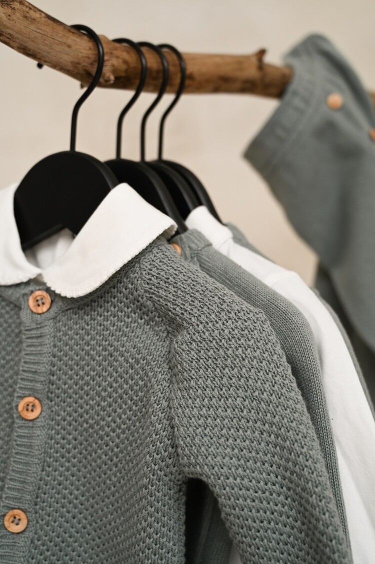 Klein baby Body collar girl - Off white