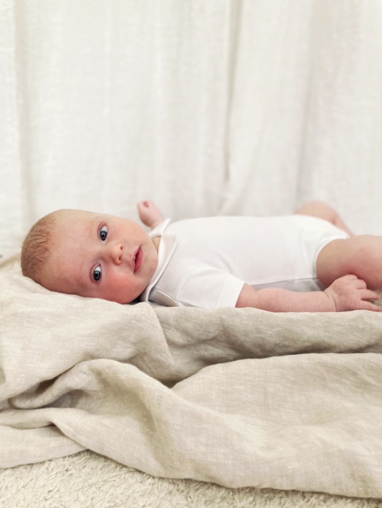 Klein baby Polobody shortsleeve - Off white