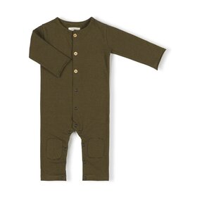 Nixnut Butt onesie - Night stripe