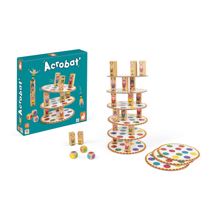 Janod Spel Acrobaten toren