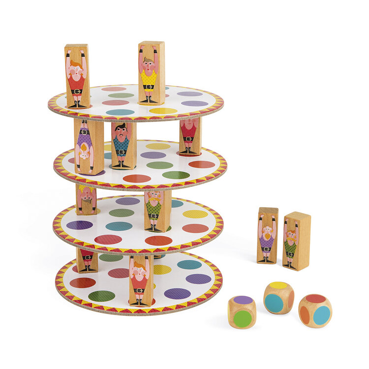 Janod Spel Acrobaten toren