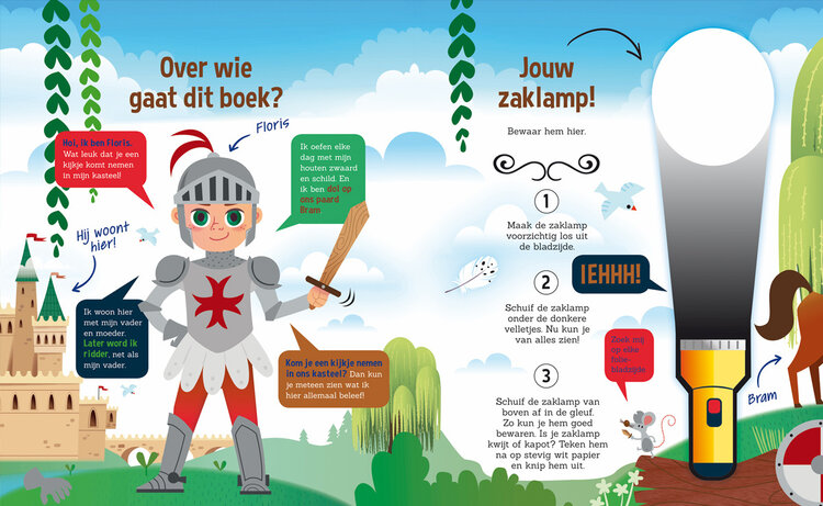 Lantaarn Publishers Zoekboek - Speuren naar Ridders & Kastelen