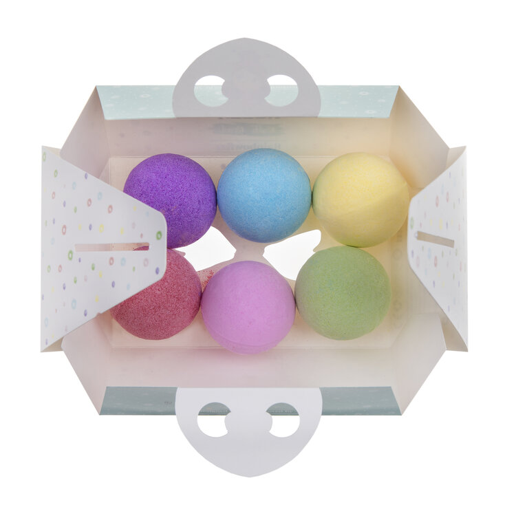 Miss Nella Rainbowfizz Pack Of 6 Bath Bombs