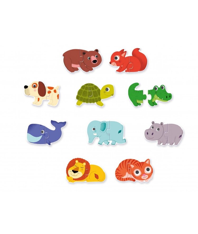 Djeco Puzzel duo - Animaux