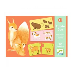 Djeco Puzzle duo - Baby dieren
