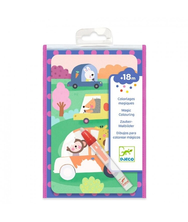 Djeco Kleuren met water -  Onderweg