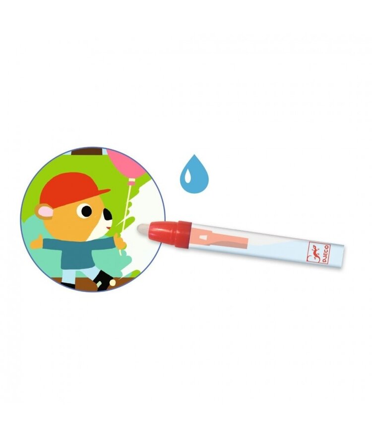 Djeco Kleuren met water -  In het park