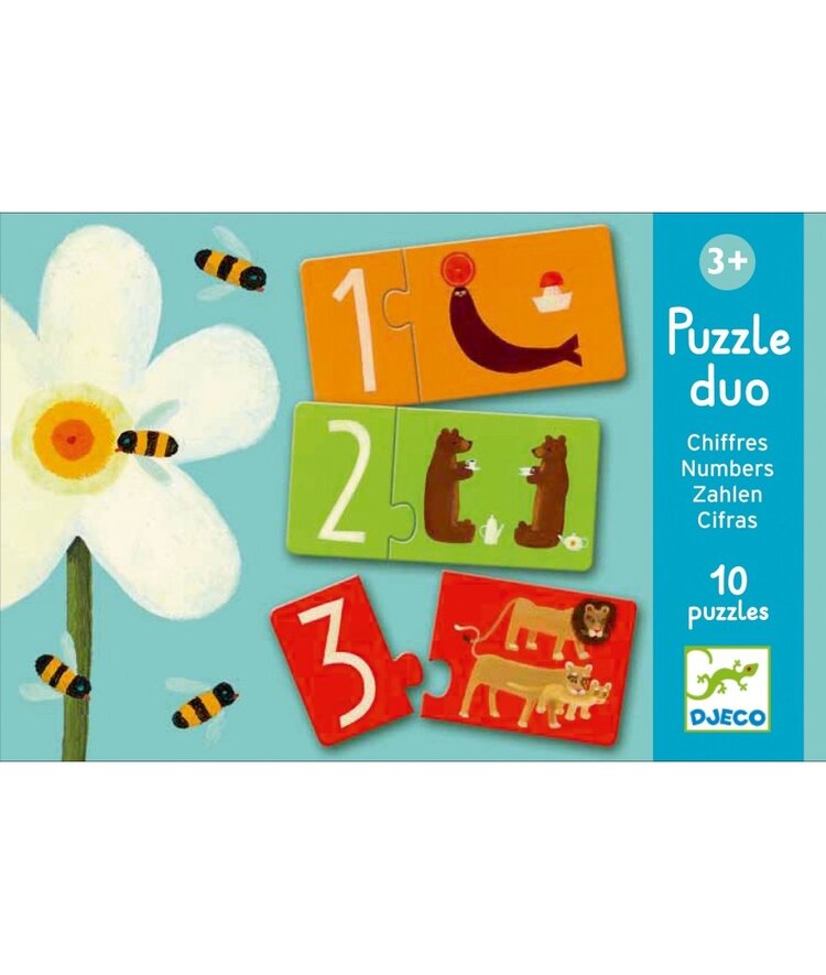 Djeco Djeco puzzel - Numbers puzzle duo