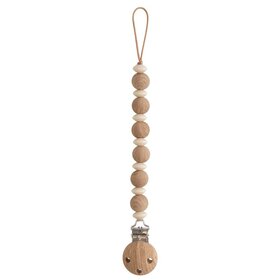 Mushie Speenketting Luna - Faux Wood