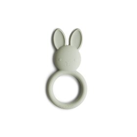 Mushie Teether Bunny - Sage