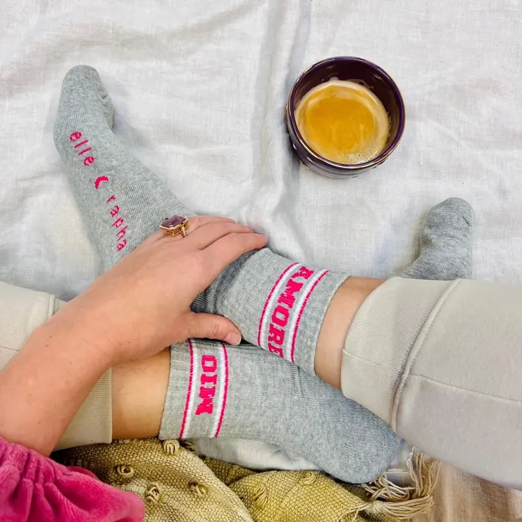 Elle and Rapha AMORE MIO socks