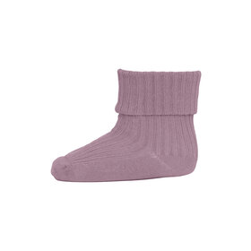 MP Denmark Cotton rib baby socks - 685 - Lilac Shadow