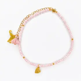 Korte ketting Pink