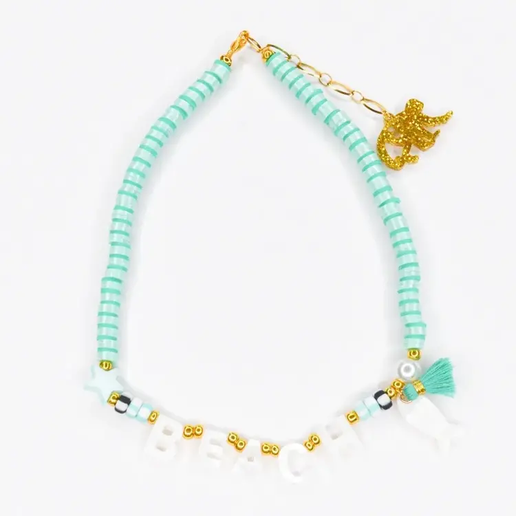 Feestbeest Naamketting Beach