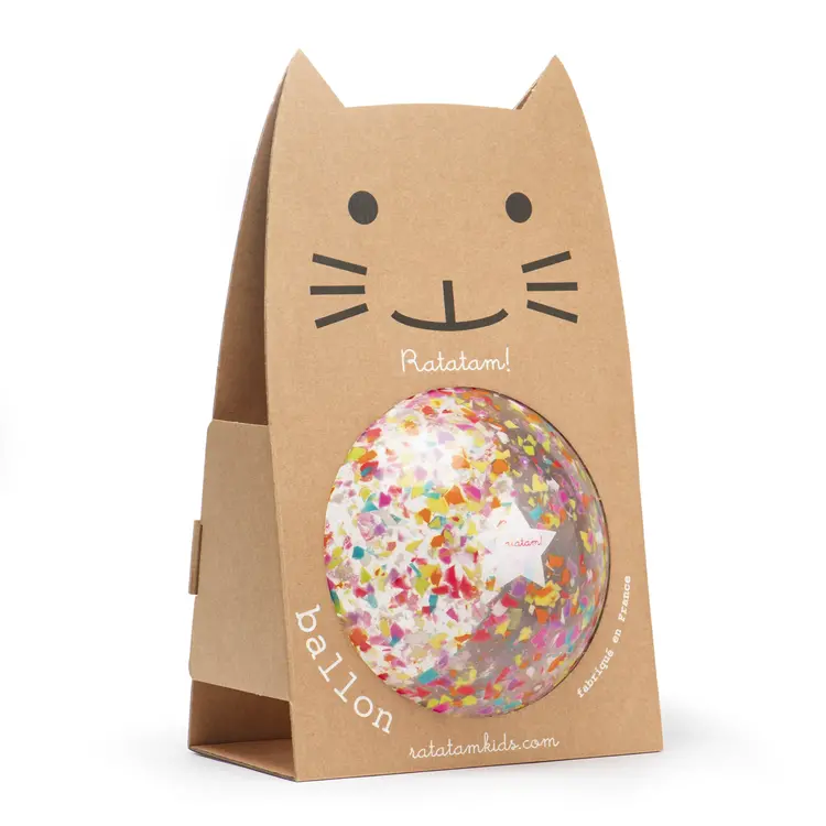 Ratatam Confetti Ball 22cm - Multico