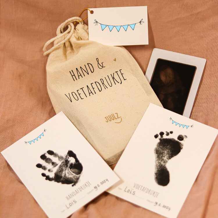 Juulz Hand- en Voetenafdruk Set - Blauw