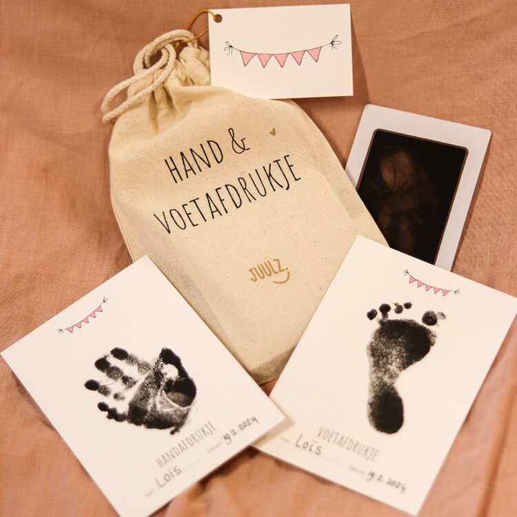 Juulz Hand- en Voetenafdruk Set - Roze