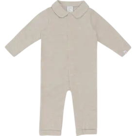 Klein baby Polo Jumpsuit- Beige Melange