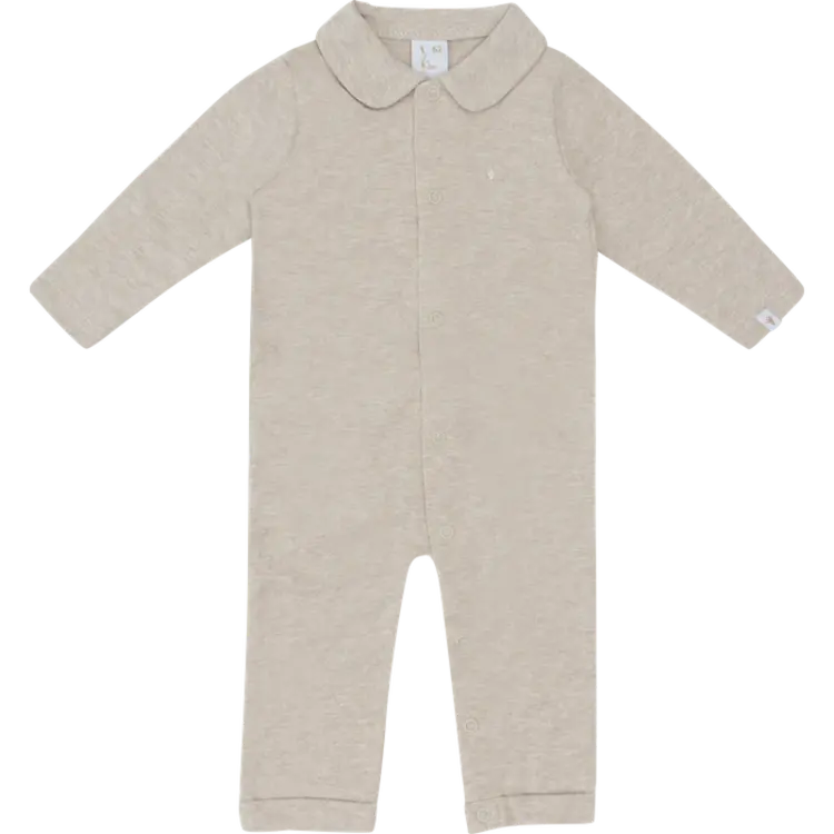 Klein baby Polo Jumpsuit- Beige Melange