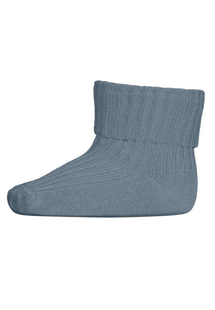 MP Denmark Cotton rib baby socks - 2126 - Provincial Blue