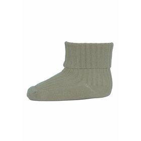 MP Denmark Cotton rib baby socks - 3049 - Desert Sage