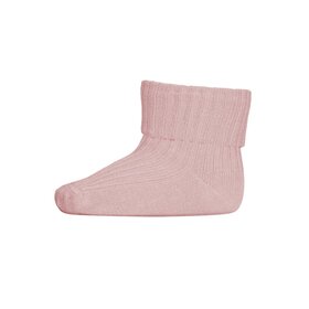 MP Denmark Cotton rib baby socks - 4150 - Silver Pink