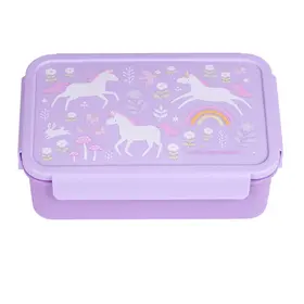 A Little Lovely Company Bento lunchbox - Unicorn Dreams
