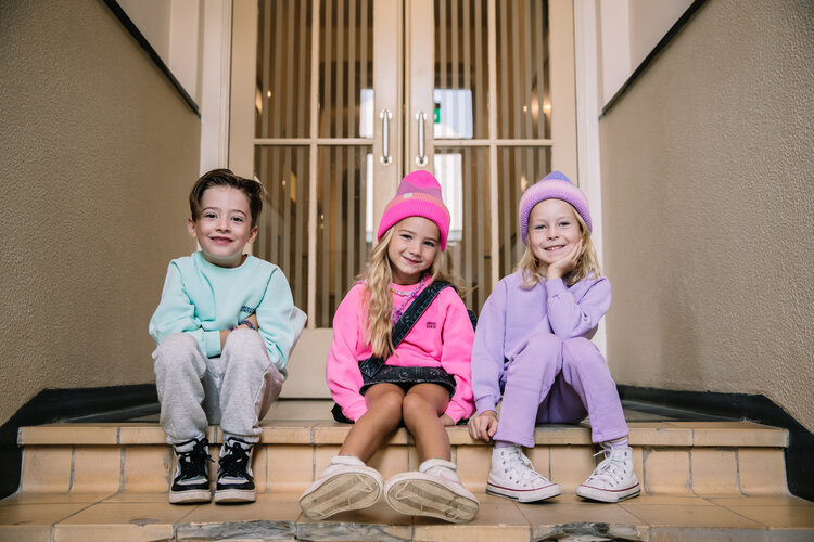 American Vintage Izubird  sweat - Rose fluo