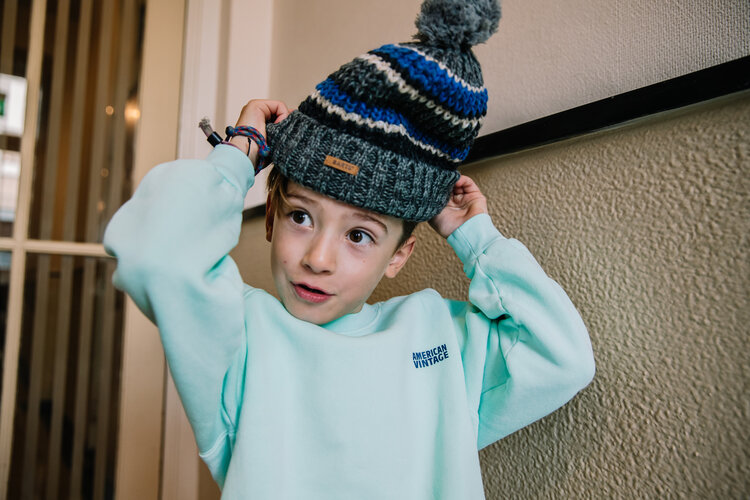 Barts Goser beanie kids heather - Grey (53)