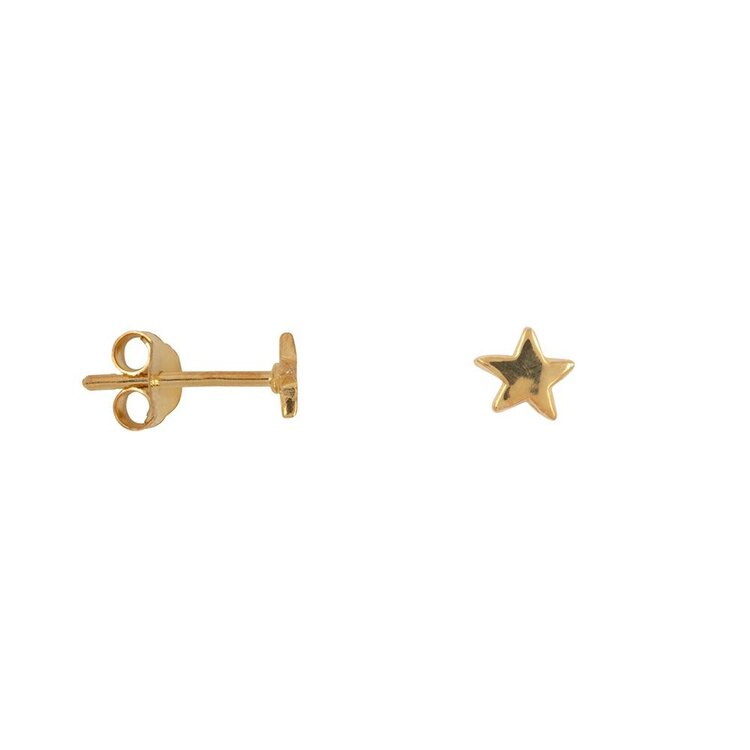 Bibi Camille Mini Star Stud Earring - Gold