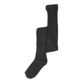 MP Denmark Cotton rib tights - 497 Dark grey melange